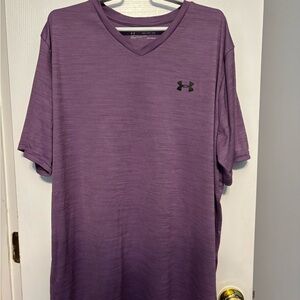 Under Armour Men's Short Sleeve Purple Tee